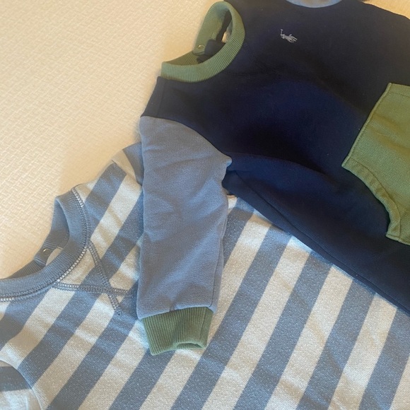 Ralph Lauren bundle of two fleece one piece 6mo - Picture 2 of 5